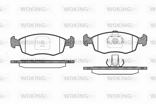 Brake Pad Set, disc brake (P0723.10)