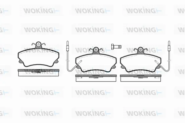 Brake Pad Set, disc brake (P5093.02)