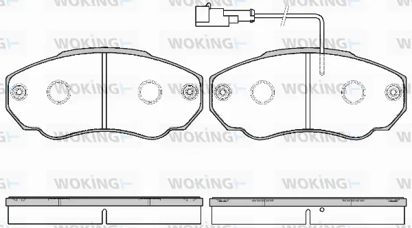 Brake Pad Set, disc brake (P8603.21)
