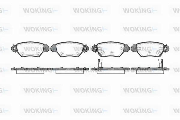 Brake Pad Set, disc brake (P7853.02)