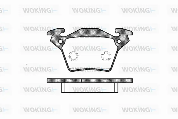 Brake Pad Set, disc brake (P6173.00)