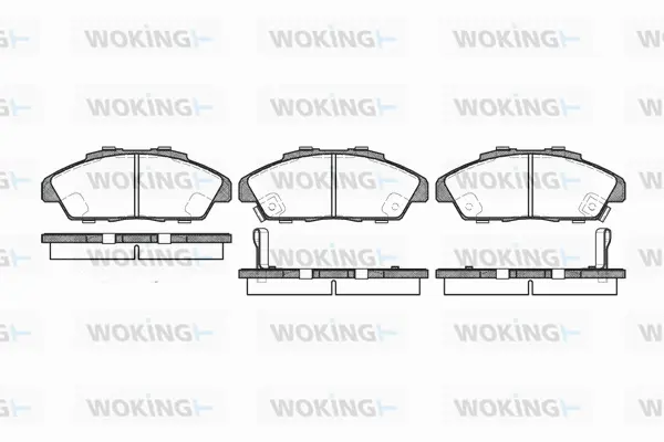 Brake Pad Set, disc brake (P2413.02)
