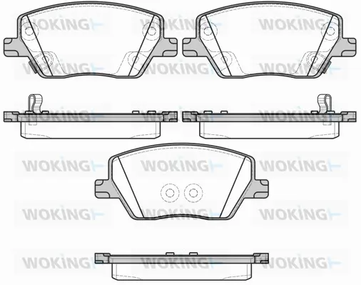 Brake Pad Set, disc brake (P17953.02)