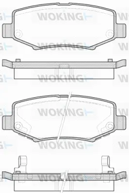 Brake Pad Set, disc brake (P14283.02)