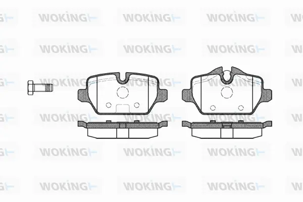 Brake Pad Set, disc brake (P10323.00)