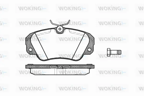 Brake Pad Set, disc brake (P2823.00)