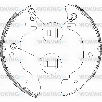 Brake Shoe (Z4305.00)