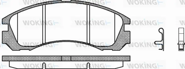 Brake Pad Set, disc brake (P2543.32)