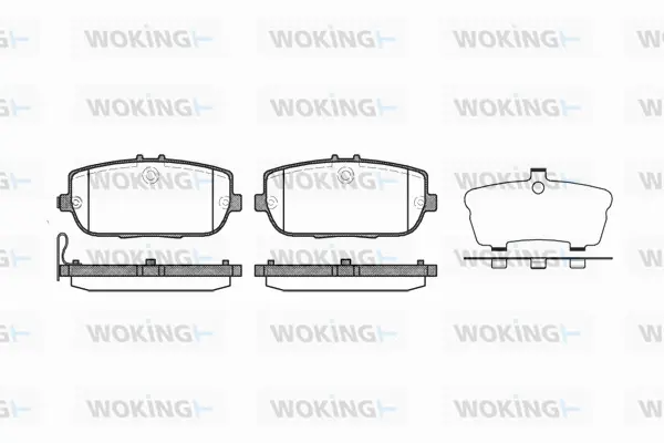 Brake Pad Set, disc brake (P10903.01)