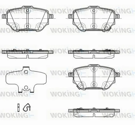 Brake Pad Set, disc brake (P18373.02)