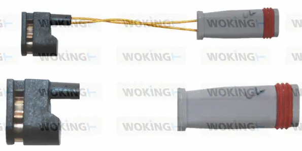 Warning Contact, brake pad wear (001145)