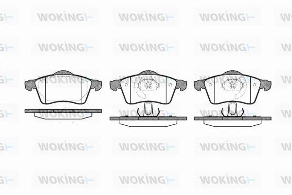 Brake Pad Set, disc brake (P7183.00)