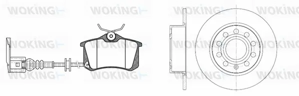 Brake Kit, disc brake (83633.09)