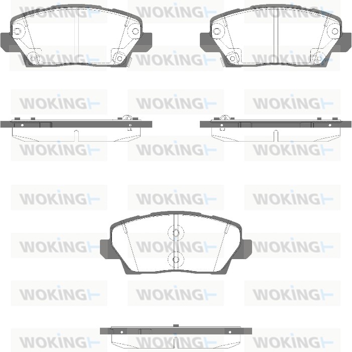 Brake Pad Set, disc brake (P18953.02)