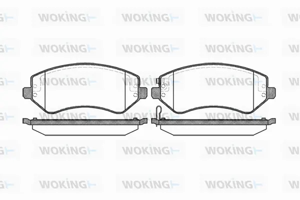 Brake Pad Set, disc brake (P9073.02)