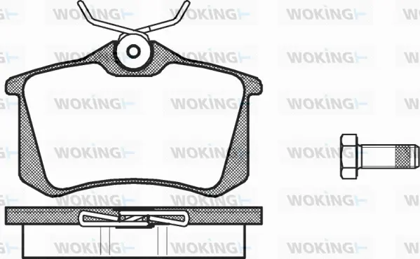 Brake Pad Set, disc brake (P3633.00)