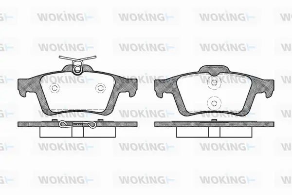 Brake Pad Set, disc brake (P9423.30)