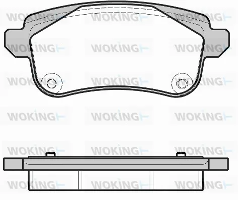 Brake Pad Set, disc brake (P12873.30)