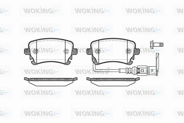Brake Pad Set, disc brake (P9973.11)