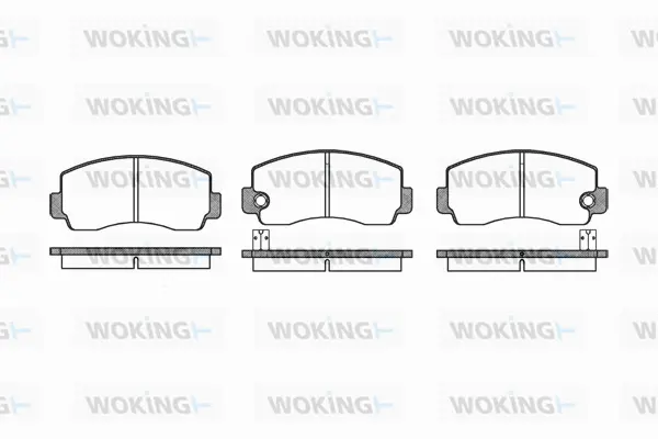 Brake Pad Set, disc brake (P1943.10)