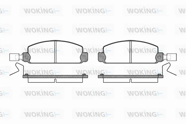 Brake Pad Set, disc brake (P1973.24)
