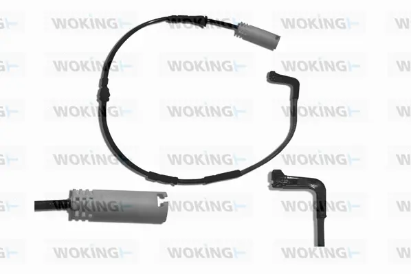 Warning Contact, brake pad wear (001111)