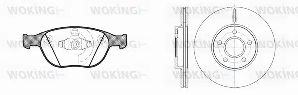 Brake Kit, disc brake (88843.00)