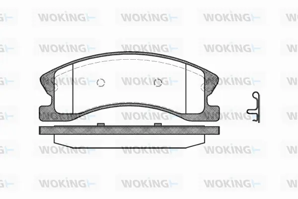 Brake Pad Set, disc brake (P8733.02)