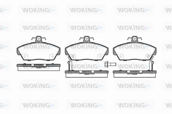 Brake Pad Set, disc brake (P2303.02)