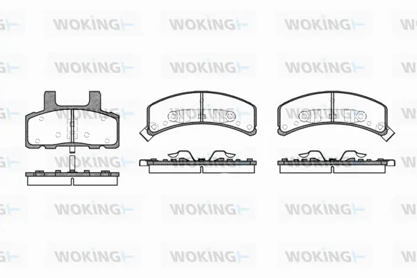 Brake Pad Set, disc brake (P4523.02)