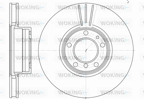 Brake Disc (D6599.10)