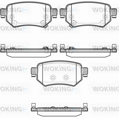 Brake Pad Set, disc brake (P17823.02)