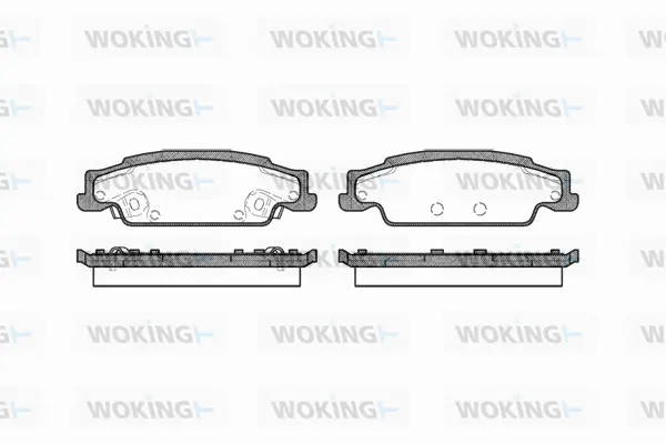 Brake Pad Set, disc brake (P8523.02)
