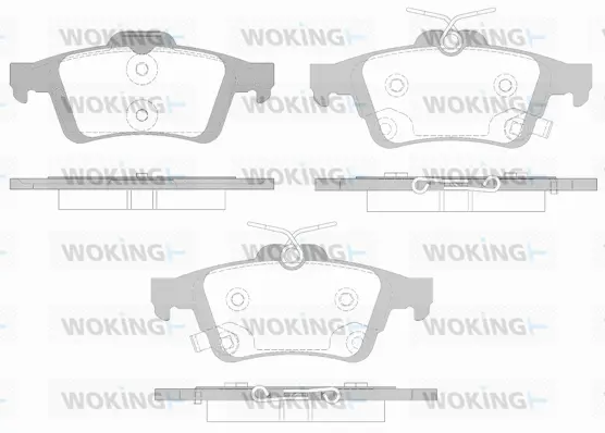 Brake Pad Set, disc brake (P9423.12)