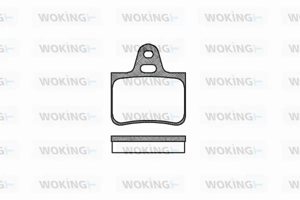 Brake Pad Set, disc brake (P1763.00)