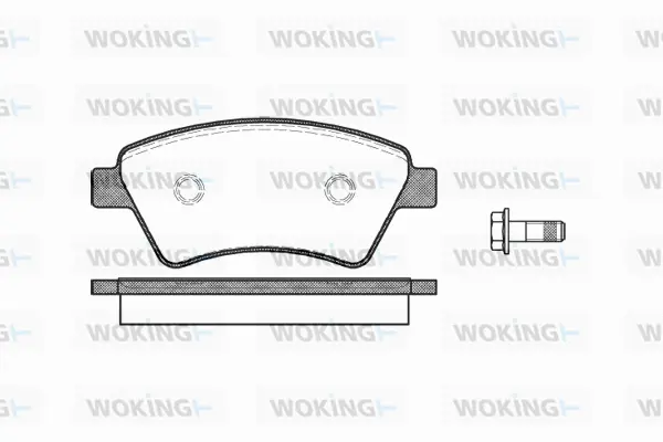 Brake Pad Set, disc brake (P8763.10)