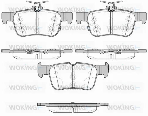 Brake Pad Set, disc brake (P14513.12)