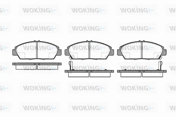 Brake Pad Set, disc brake (P5063.02)
