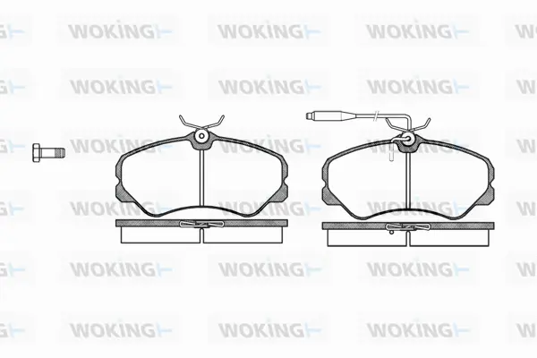 Brake Pad Set, disc brake (P3613.02)