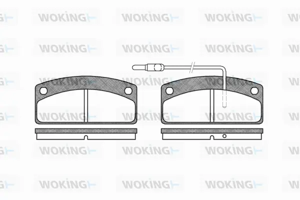 Brake Pad Set, disc brake (P6253.02)