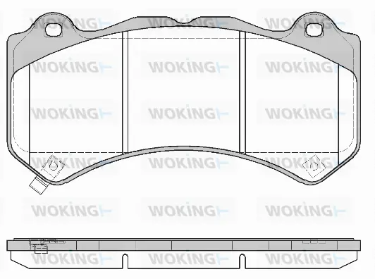 Brake Pad Set, disc brake (P12763.04)