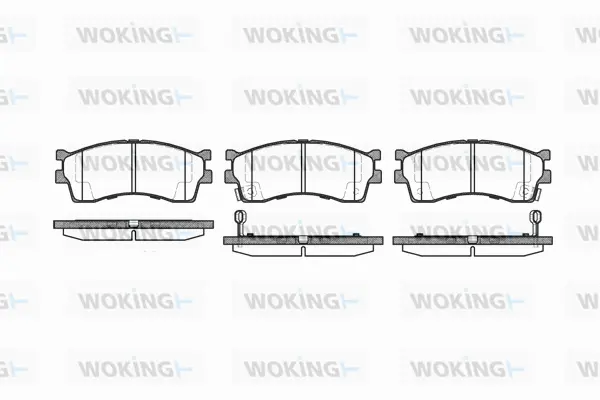 Brake Pad Set, disc brake (P5153.32)