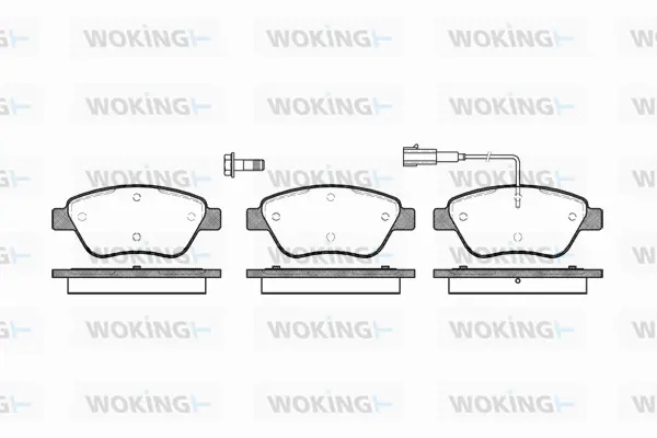 Brake Pad Set, disc brake (P9583.01)