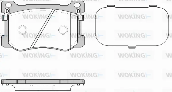 Brake Pad Set, disc brake (P15753.12)