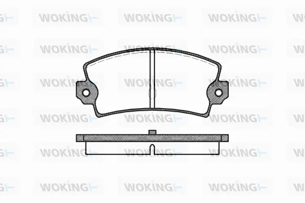 Brake Pad Set, disc brake (P1213.40)