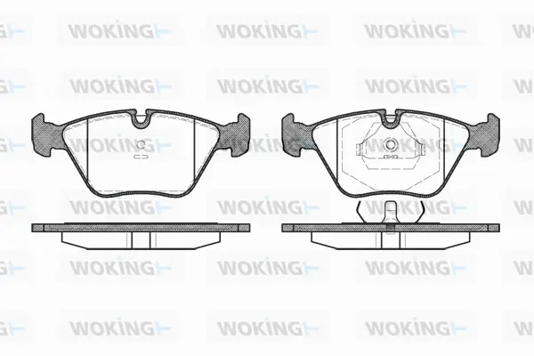Brake Pad Set, disc brake (P3703.40)
