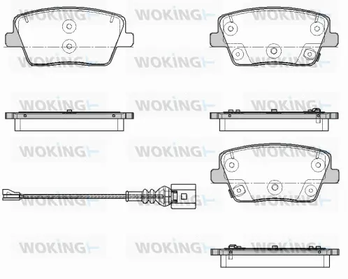 Brake Pad Set, disc brake (P18013.02)