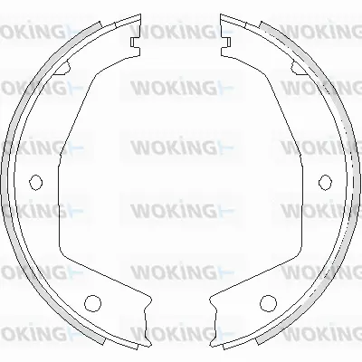 Brake Shoe, parking brake (Z4743.00)