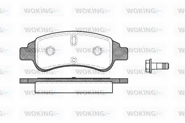 Brake Pad Set, disc brake (P9403.30)