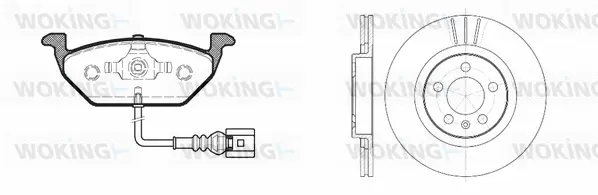 Brake Kit, disc brake (87333.01)